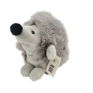 Russ‎ Nozey Hedgehog Gray Plush Stuffed Animal 10" Soft Cuddle Toy